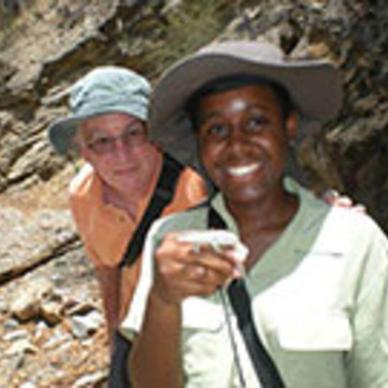 Dr. George Middendorf and a Biology Student